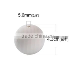 Cheap Nature Color Hinoki Wood Beads For Making Jewelry thumbnail-2