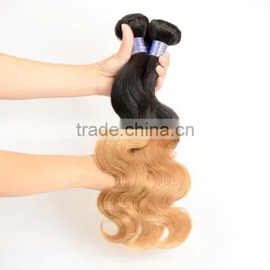 2017 Factory Price With Top Quality Sew in Human Hair Weave Ombre Hair , Peruvian Hair thumbnail-6