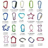 Carabiner, Aluminum Carabiner, Aluminum Hook, Carabiner Key Chain thumbnail-3