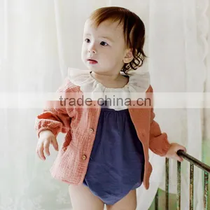 B22271A 1-5 Years Baby AUtumn Coat Baby Soft Comfortable Cotton Short Jacket thumbnail-1