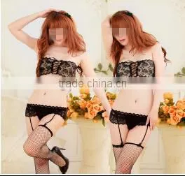 Hot Sexy Mature Woman Lingerie Transparent Lace Bra thumbnail-1
