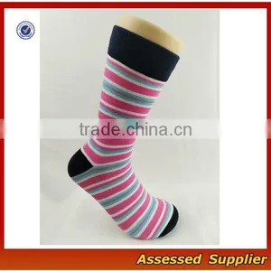 Pinky Black Women Custom Colorful Combed Cotton Dress Business Socks thumbnail-1