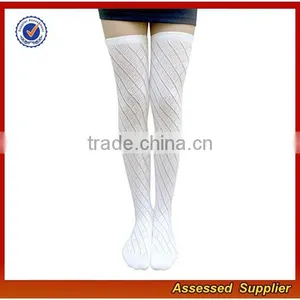 Wholesale Custom High Quality Sexy Women Thigh High Net Socks JH66 thumbnail-2
