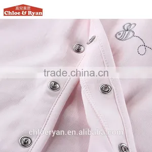 100% Cotton Long Sleeve Clothes Baby Girl Sleep Pink Infant Wear thumbnail-5