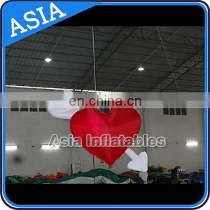 Suspend Lighting Inflatable Heart for Valentine Decoration thumbnail-2