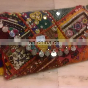 Handmade Vintage Banjara Clutch Bags in Aged Look thumbnail-1