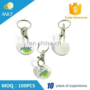 Promotion Gifts Customize Metal Trolley Token Keychains thumbnail-4
