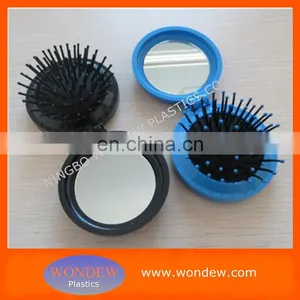 Folding Hair Brush / Folding Hairbrush / Pop up Brush thumbnail-1