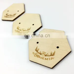 Personalized Wood Tags Engrave Hang Tag for Clothing thumbnail-3