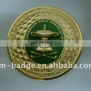 China Manufacturer Customized 3D Gold Golf Association Challenge Coin, Collect Coin for Promotional Gift, Wholesale High Quality thumbnail-1