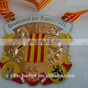 Custom Soft Enamel Carnival Medal With Ribbon thumbnail-5