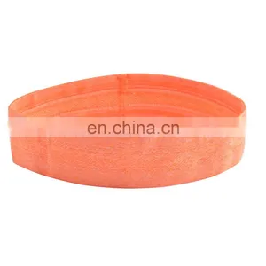 Professional Sports Fitness Moisture Wicking Lightweight Fabric Covered Headband thumbnail-1