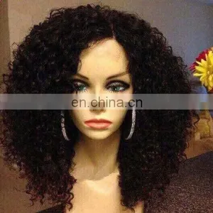Afro Kinky Curly Virgin Remy Human Hair Bob Wig for Black Women Blonde Ombre Dreadlock Wig thumbnail-1