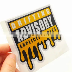 OEM Cheap Waterproof Vinyl Reflective Car Custom Bumper Sticker thumbnail-1