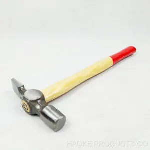 #45 Forged Carbon Steel Hand Tools Wooden Handle Engineer's Cross Pein Hammer thumbnail-3