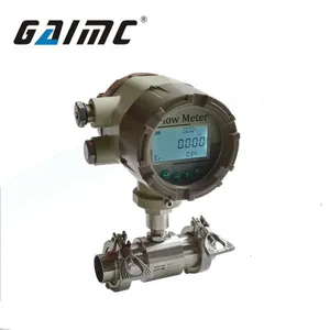 GTF400 Food Grade Sanitary Turbine Liquid Milk Beer Flowmeter thumbnail-1
