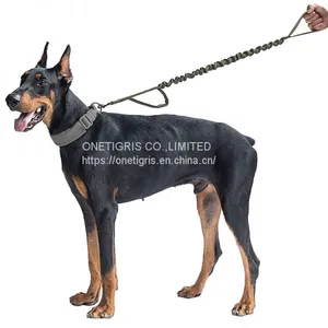 OneTigris Short Bungee Training Leashes With Control Handle thumbnail-2