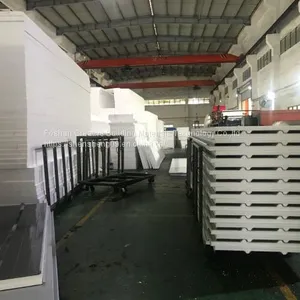 EPS/XPS Core Sandwich Panel Price for Warewhouse and Workshop Wall Panel thumbnail-2
