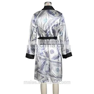 Hot Hot Women Sleepwear Casual Pajamas Long Sleeve Onesie Money Pattern Jumpsuit Girls' Sleepwear Womens Silk Pajamas thumbnail-4