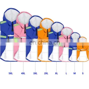 Factory Wholesales Dog Raincoat Waterproof Pet Hoodie Full Cover Reflective Pet Raincoat thumbnail-4