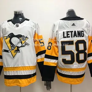 Pittsburgh Penguins #58 Letang White Jersey thumbnail-1