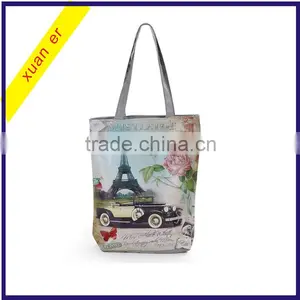 New Arrival European Style Fashion Printing Canvas Women's Handbag From China Supplier thumbnail-1