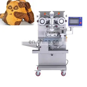 Good Quality Automatic Two Colors Panda Shape Cookies Making Machine thumbnail-1