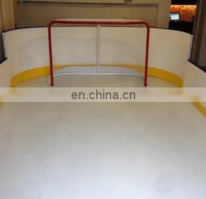 PE Material Synthetic Ice Rinks Hockey Boards Ice Rink Barrier / Indoor Soccer Walls for Sale thumbnail-5