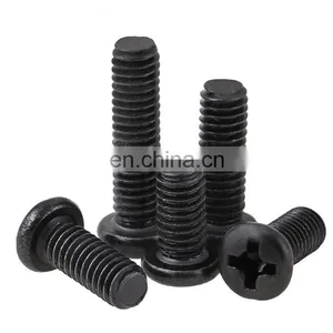 Carbon Steel Black Zinc GB818 Cross Pan Head Machine Screw thumbnail-1