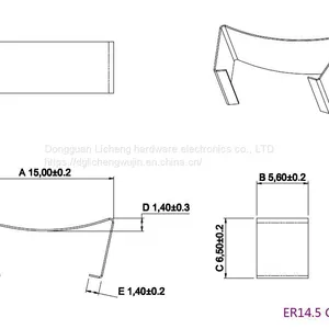 ER9.5 Clip,ER11.5,ER13.6,ER14.5 High Frequency Transformer Clamps Clip,ER Core Clamp,SUS301 Stainless Steel. thumbnail-5