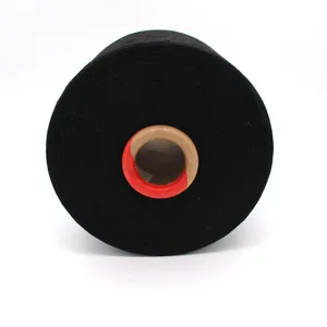 Wenzhou Manufacturer Supplies 60/40 Polyester-cotton Knitting Gloves Yarn Ne6 Black Yarns thumbnail-5