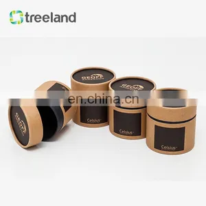 Bio-friendly Accessory Box Custom Kraft Paper Tube Brown Cardboard Tube Packaging thumbnail-2