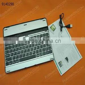 Bluetooth Keyboard for IPad2/3/4,Black Ultra-thin Aluminum Bluetooth Keyboard thumbnail-3