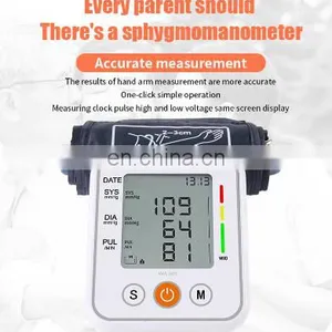 Good Quality Arm Type Digital Electronic BP Machine With Voice Function Blood Pressure Monitor thumbnail-1
