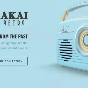 Retro Portable DAB,FM Radio With Retro Dial and Bluetooth Speaker thumbnail-1