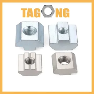 Heavy Duty T Slot 6mm 8mm Slider Nut T20 T30 T40 T45 Slot Industrial Aluminum Profile Water Treatment Stainless Steel thumbnail-4