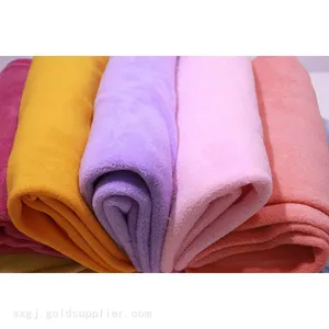 Coral Fleece Fabric Two Side Brush And Anti Pilling Coral Velvet Fabric For Baby Wear thumbnail-5