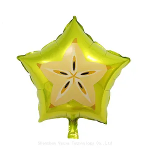 Wholesale 18-inch Fruit-shaped Aluminum Foil Balloons Watermelon Strawberry Orange for Birthday Summer Party Decor thumbnail-2