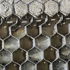 Hexmetal Mesh Stainless Steel Hex Grid Hexsteel Wire Mesh Hex Mesh Refractories thumbnail-2
