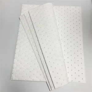 China Supplier 100% Polypropylene Oil Absorbent Pad for Oil Spill Control thumbnail-5