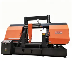 Semi-automatic Horizontal Metal Band Sawing Machine, Steel Bar Saw Band Sawing Machine, Cnc Band Sawing Machine Gb4280 thumbnail-5