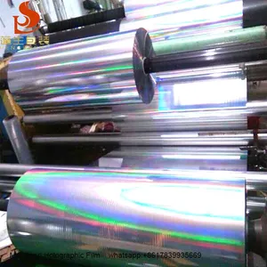 15mic/17mic TRANSPARENT BOPP Hologram Thermal Lamination Film for Board Packaging thumbnail-3