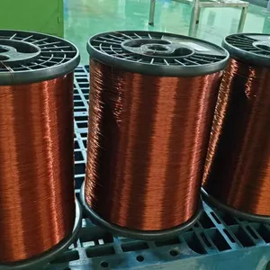 Solid Class 180 200 220C Enameled Round Aluminum Wire for Power Heating Industrial Auto Motor Winding thumbnail-3