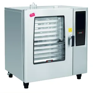 Commercial Grade Liquid Crystal Electric Combi Oven With 10.1