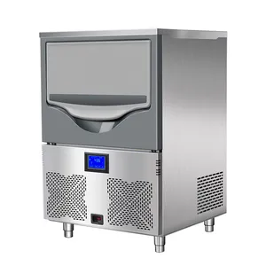 High Capacity Commercial Snow Ice Maker 100kg/24h, Intelligent Flake Ice Machine For Business thumbnail-1
