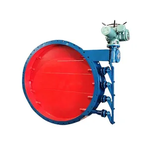 Manufacturer Direct Sales of High-quality Electric Flange Ventilation Butterfly Valve thumbnail-1