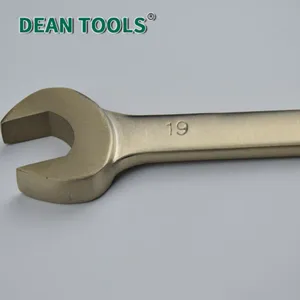 Oil Refinery Use Non-Sparking Double Open End Wrench 16x18mm Aluminum Bronze Explosion-Proof thumbnail-2