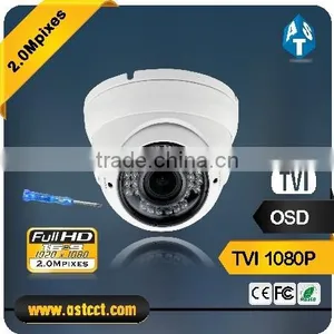 Metal Housing Full HD 1080P Resolution Sony CMOS Sensor 2.0MP TVI Color IR Dome Cctv Camera thumbnail-1