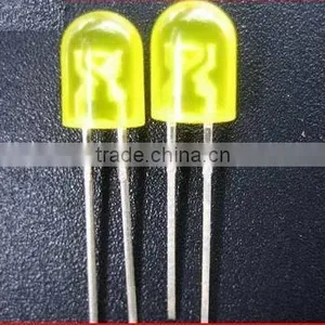 Transparent Yellow 5mm Oval Led Diode Water Clear Lens thumbnail-2