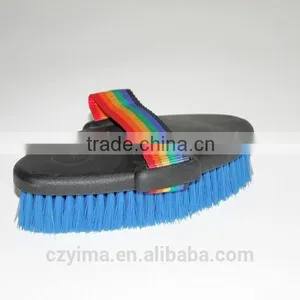 Horse Body Brushes With Non-slip Strap for Grooming thumbnail-1